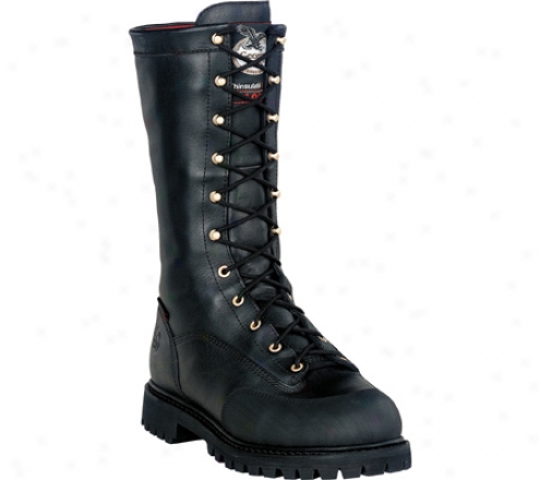 "georgia Boot G93 12"" Insulated Gore Tex Internal Metatarsal (men's) - Black Full Grain Leather"