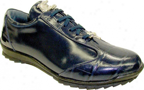 Giorgio Brutini 20000 (men's) - Navy Croco Print Leather
