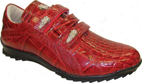 Giorgio Brutkni 20001 (men's) - Red Croco Print Leather