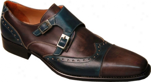 Giovanni Marquez 8952 (men's) - Darkwood/blue Leather