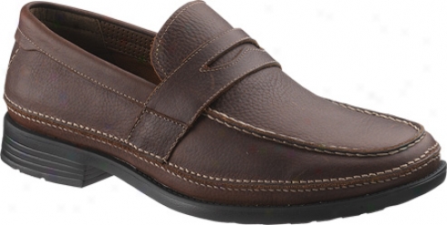 Hush Pupipea Expel (men's) - Red Brown Leather
