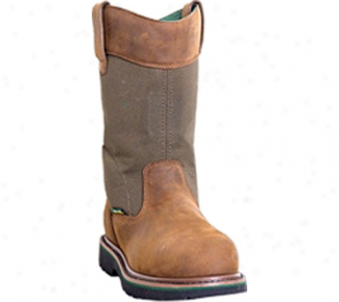 "john Deere Boots 11"" Waterproof Wellington Safety Toe 4951 (men's) - Brown"