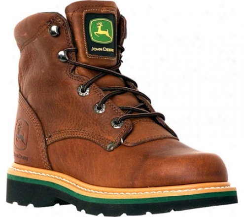 "john Deere Boots 6"" Safety Toe Lace-ups 6193"" (men's) - Brown Walnut"