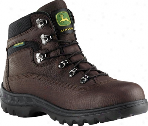 "john Deere Boots 6"" Waterproof Hiker 3501 (men's) - Briar Waterproof Tumbled Leather"
