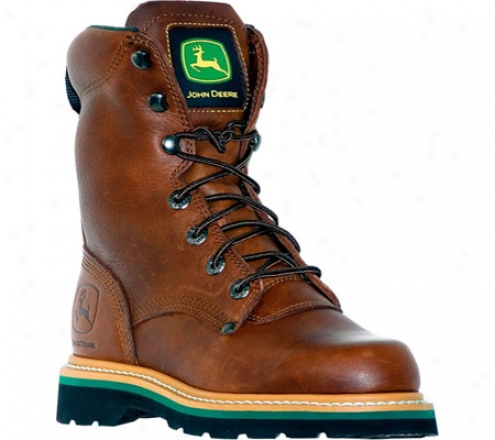 "john Deere Boots 8"" Lace-ups 8193"" (men's) - Brown Walnut"