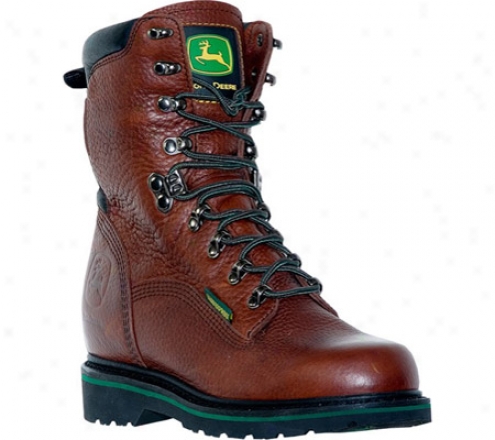 "john Deere Boots 8"" Waterproof Lace-ups 8283"" (men's) - Dark Brown"