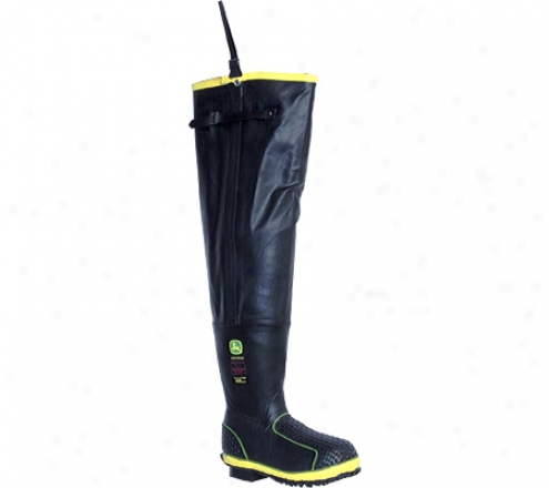 John Deere Boots Insulated Waterproof Safety Toe Hip Boot (men's) - Black