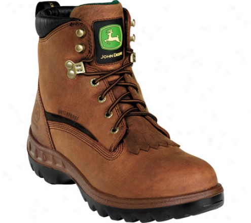 "john Deere Boots Wct 6"" Wterproof Safety Toe Hiker 6604"" (men's) - Tan"