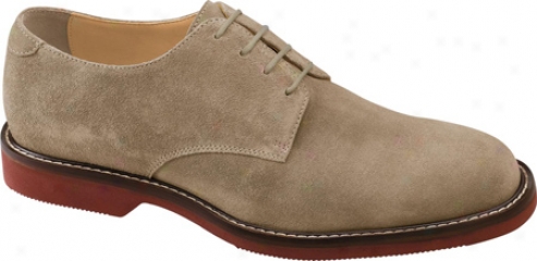 Johnston & Murphy Brennan Plain Toe (meb's) - Taupe Suede