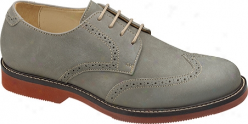 Johnston & Murphy Brennan Wing Tip (men's) - Grey Nubuck