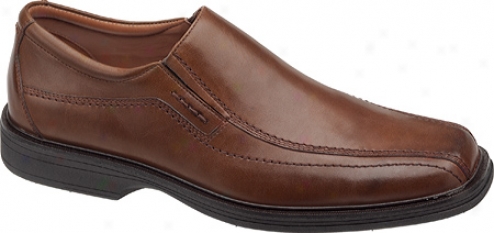 Johnston & Murphy Penn Slip-on (men's) - Brown Warerproof Fulo Grain Leather