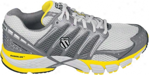 K-swiiss Keahou Ii Np (men's) - Gull Grey/charcoal/bright Yellow