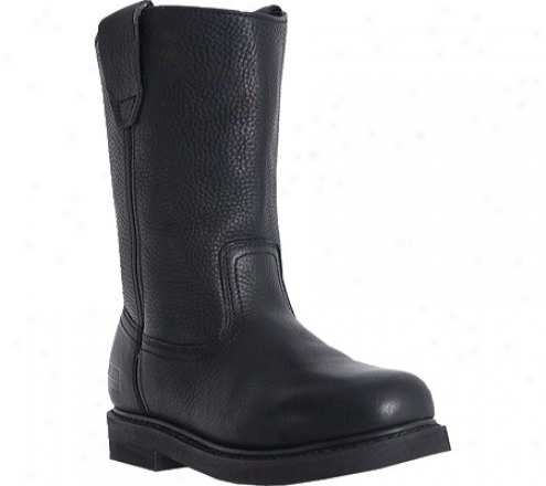 "mcrae Industrial 10"" Wellington Stewl Toe Mr85320 (men's) - Mourning Tumbled Leather"