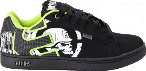 Metal Mulisha M/m Etnies Fader Iii (emn's) - Black /green