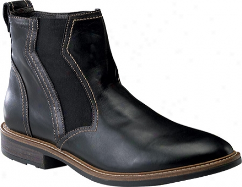 Naot Moment (men's) - Black Raven Leather/black Madras Leather