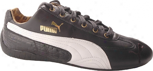 Puma Speed Cat L 10 Years (men's) - Black/white/metallic Gold
