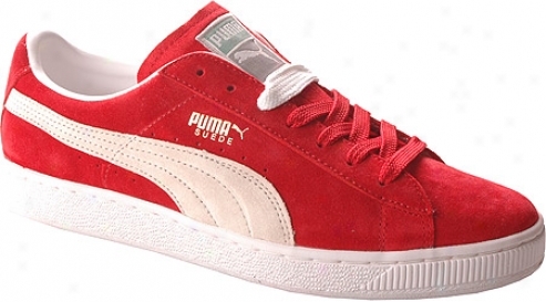 Puma The Suede (men's) - Ribbon Red/white