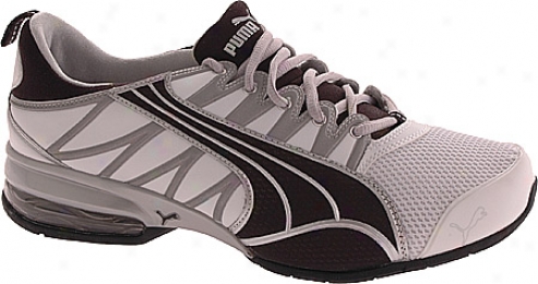 Puma Voltaic Ii (men's) - White/black/silver Metallic