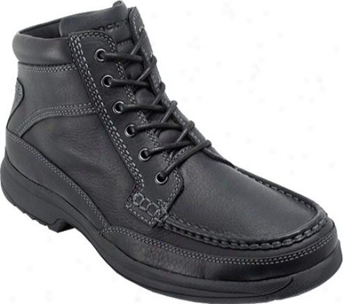 Rockport Basalt (men's) - Black Full Grain Leather