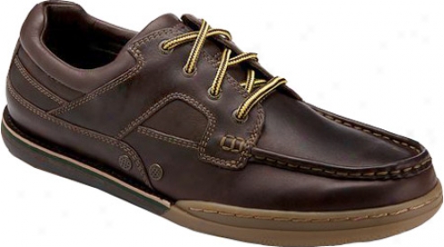 Rockport Morgan Coast 4 Boat Shoe Og (men's) - Datk Brown Full Grain eLather