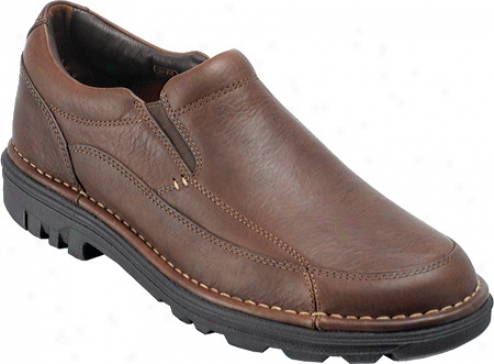 Rockport Rabge Way (men's) - Medium Brown Saturated Grain Leather