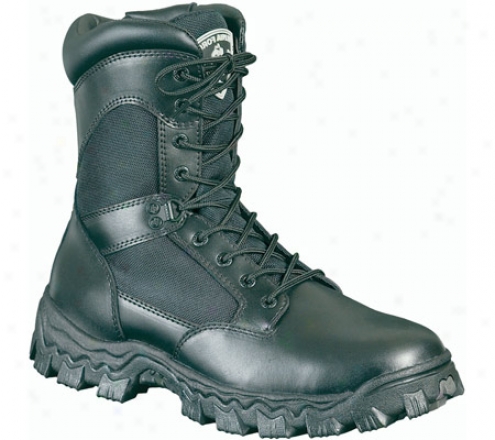 "rocky 8"" Alphaforce 2165 (men's) - Black Leather"