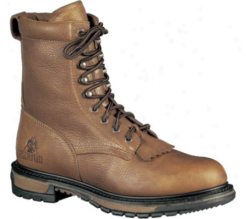 "rocky 8"" Ride Lacer 2722 (men's) - Tan Pitstop Leather"