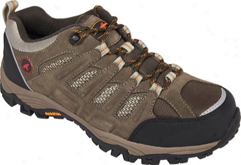Rugged Shark Expedition Low (men's) - Taupe/black/orange Leather