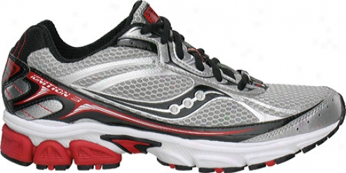 Swucony Grid Ignition 3 (men's) - Silver/black/red