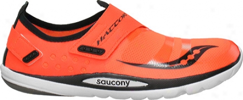 Saucony Hattori (men's) - Vizipro Orange/black