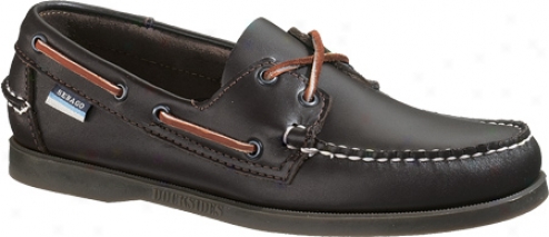 Sebago Docksides (men's) - Chocolate Brown Full Grain Leather