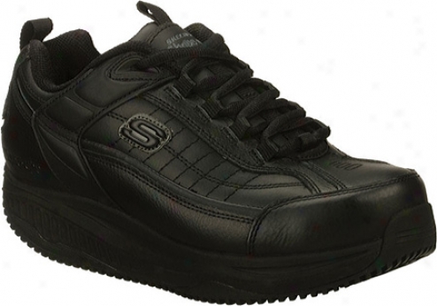 Skechers Shape Ups X Wear Slip Resistant Noble Safwty Toe (men's) - Black