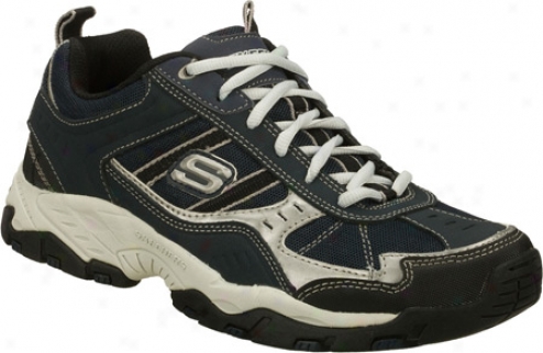 Skechers Titan 2 (men's) - Navy/silver