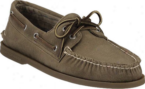 Sperry Top-sider A/o 2-eye Oil Cloth (men'e - Convert into leather Oiled Canvas