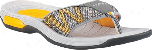 pSerry Top-sider Coastal Runner Thong With Asv (men's) - Grey/navy/yellow