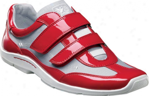 Stacy Adams Midtown 53355 (men's) - Red Leather/light Grey Textile