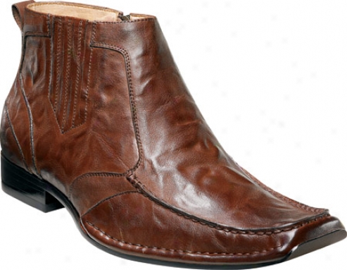 Stacy Adams Enthusiasm 24604 (men's )- Brown Wrinkled Leagher