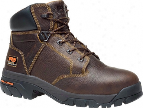 "timberland Helix 6"" Safety Toe (men's) - Brown Full Grain Leather"