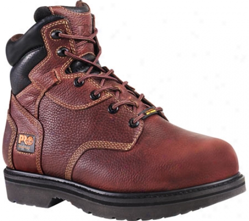 "timberland Internal Met Guard 6"" Carburet of iron Toe (men's) - Burgundy Oiled Full Grain Leather"