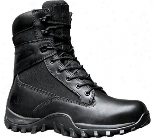 "timberand Mcclellan 8"" Waterproof (men's) - Black Leather/mesh"