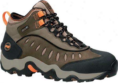 Timberland Mudslinger Middle Waterproof Steel Toe (men's) - Brown Nubuck