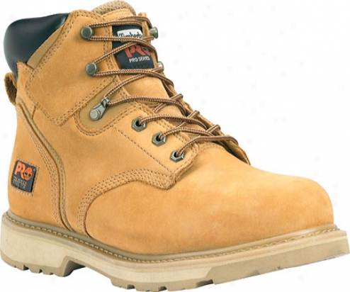 "timberland Pit Boss 6"" Steel Toe (men's) - Wheat Nubuck"