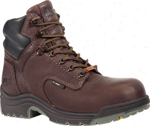 "timberland Titan Waterproof 6"" Soft Toe (men's) - Dark Mocha Full Grain Leather"