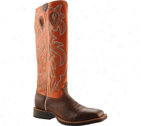 Twisted X Boots Mbk0020 (men's) - Brown Glazed Pebble/orange