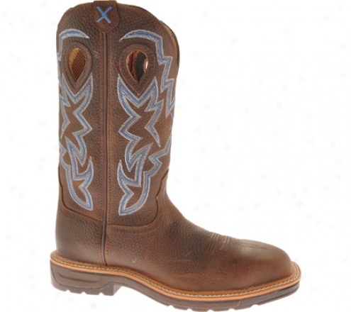 Twisted X Boots Mlcs003 (men's) - Brown Pebble/brown Pebble Leather