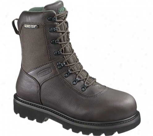 "wolverine Galant 8"" Insulated Gore-tex Wp Composite To (men's) - Dark Brown/real Brown"