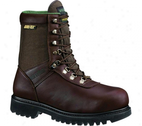 "wolverine Insulated Gore-tex Waterproof Boot 8"" - Steel Toe (men's) - Brown /brown Nylon"