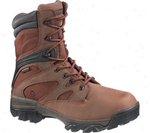 "wolvedine Kingsford Insulated Waterproof Boot 8"" (men's) - Brown/real Brown"