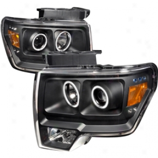 2005 Ford Crown Victoria Spec-d Headlights Lh-vic98-apc Euro Headlightss