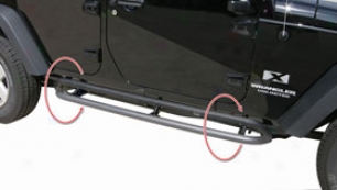 2007-2010 Jeep Wrangler Rampage Retractable Rock Slider Steps